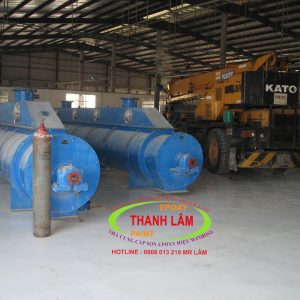 Cán Vữa Pu Polyurethane Tải Trọng Nặng Nhà Máy Chế Biến Thủy Sản
