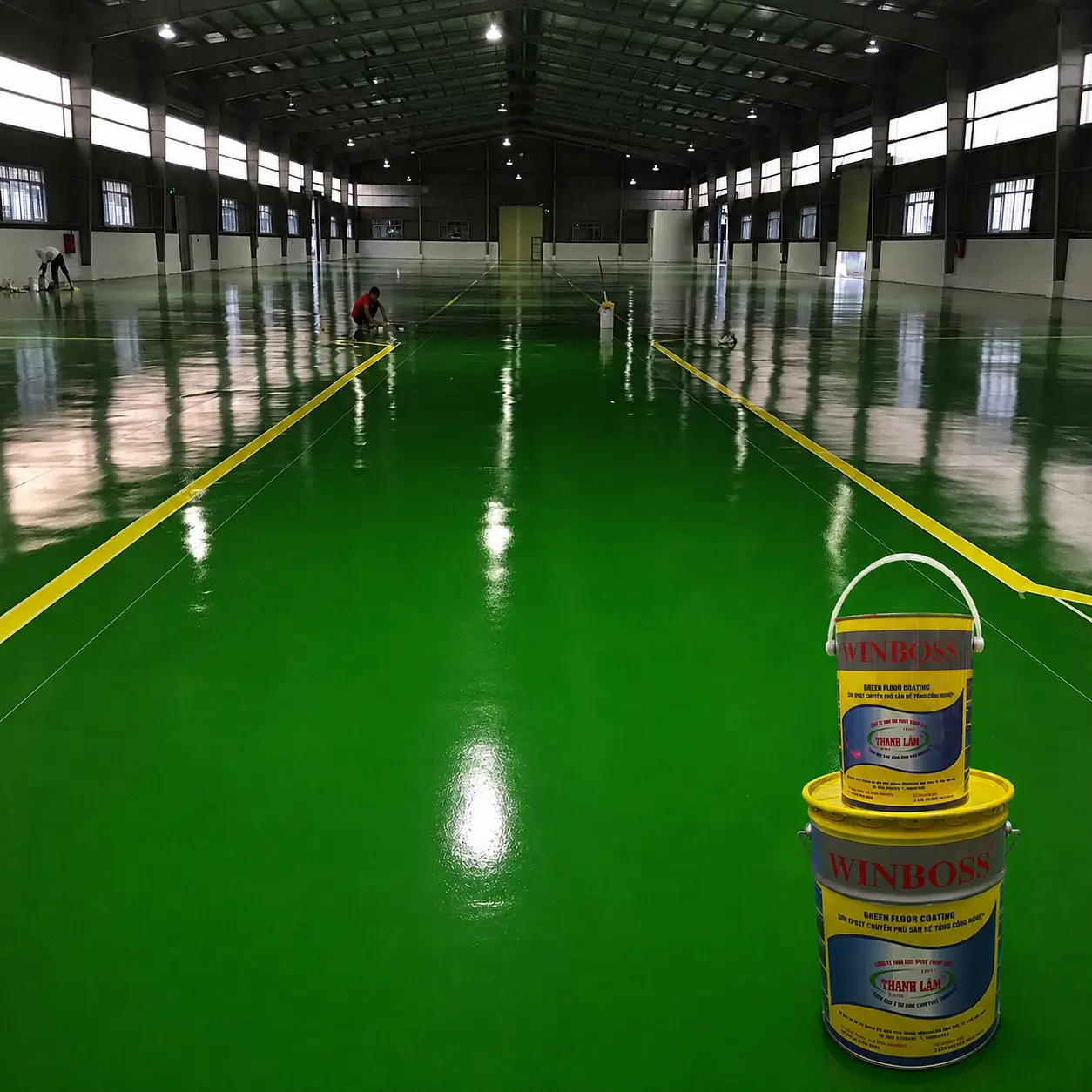 Kiểm tra độ bám dính sơn epoxy