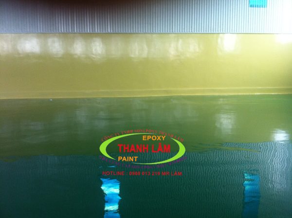 Sơn Epoxy Tự Cân Bằng Chịu Tải Trọng Nặng Nhà Máy Giạo Thương Tín Sóc Trăng