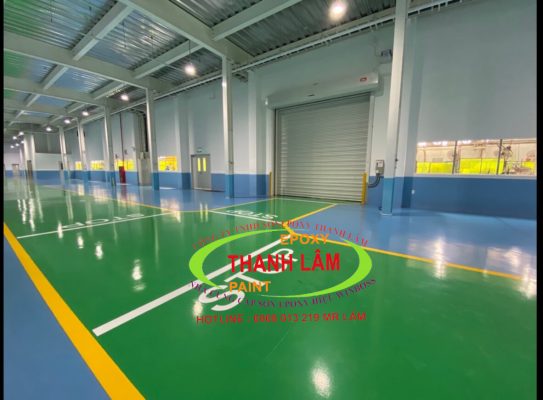 Sơn epoxy Thanh Lâm: Giải pháp cho nền nhà xưởng
