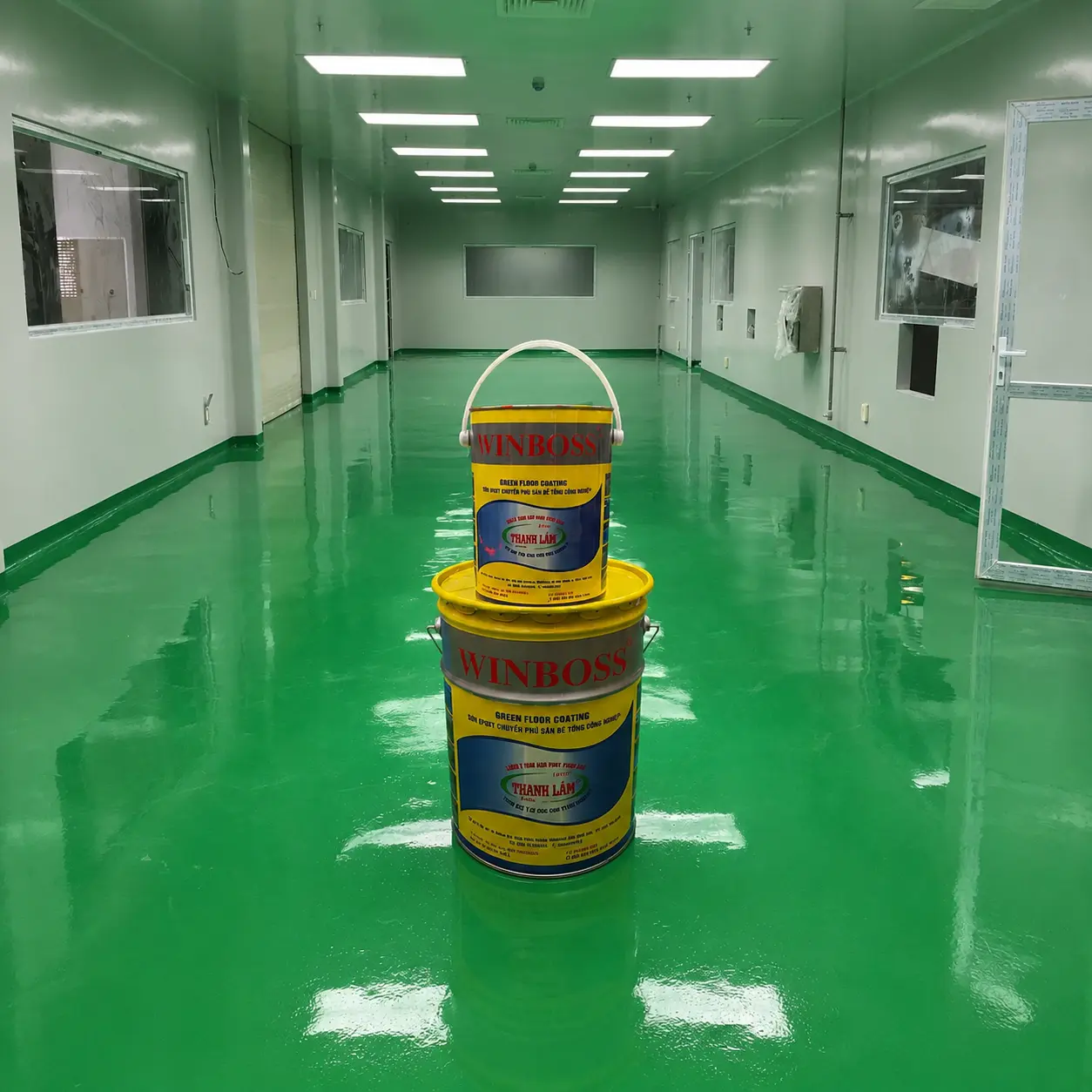 Sơn Epoxy Winboss tự san phẳng