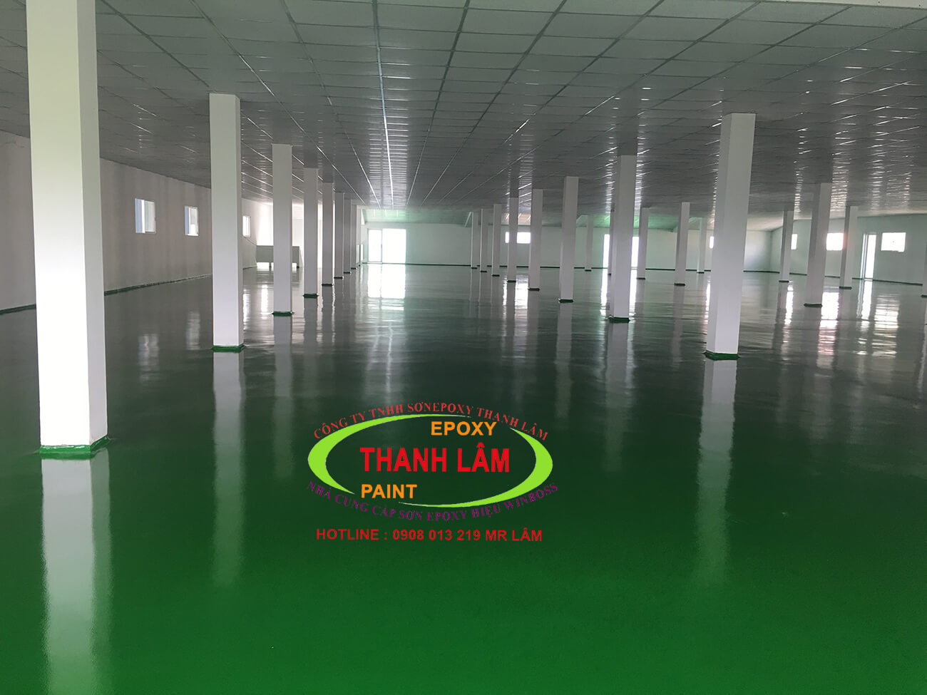Hoàn Thiện Sơn Epoxy Xưởng Tầng Trệt Sản Xuất Kẹo Nhật Bản Kcn Liên Minh