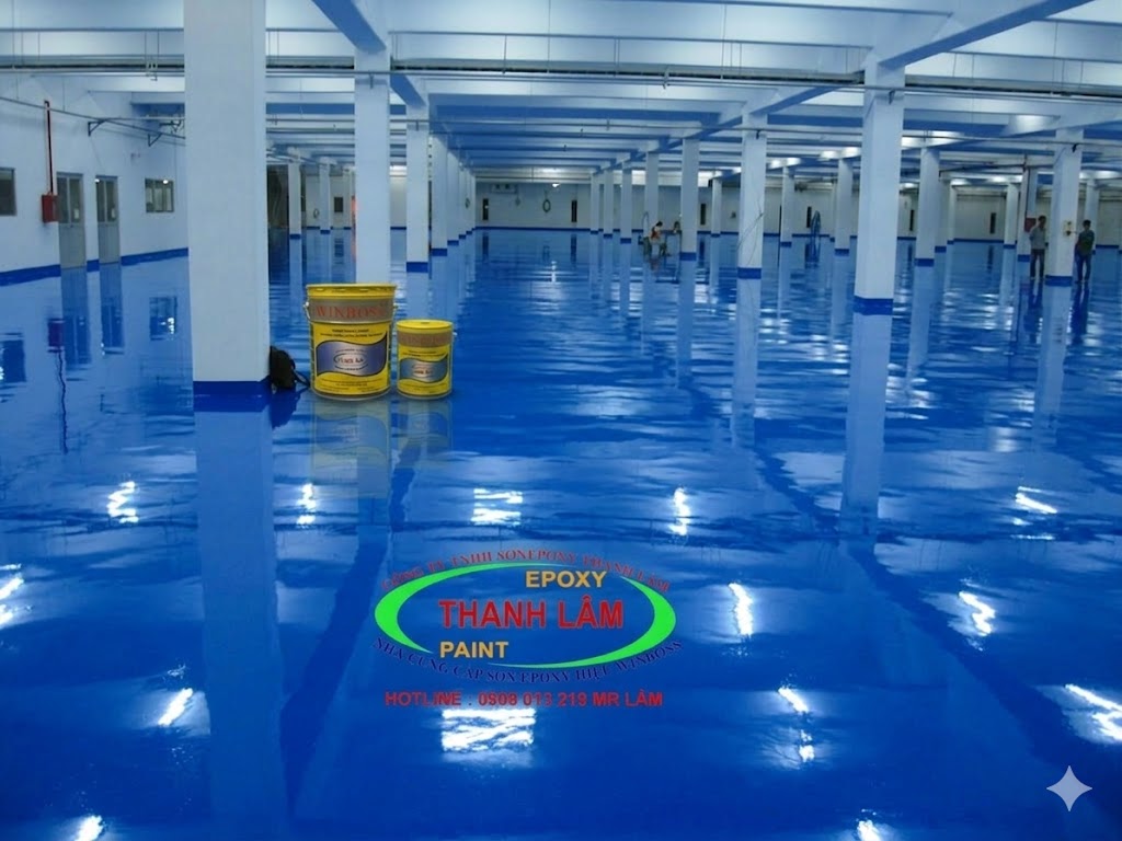 Sơn Epoxy Nền Bê Tông