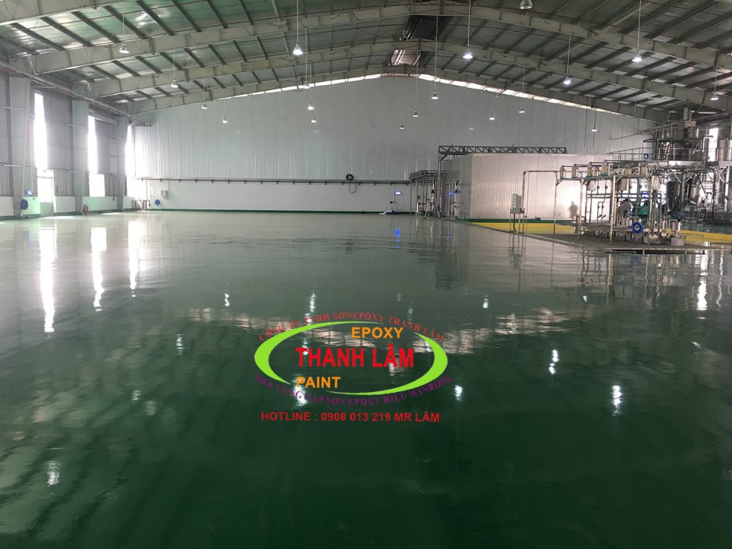 Hoàn Thiện Sơn Epoxy Tự Phẳng Độ Dày 4mm Nhà Máy Chế Biến Thực Phẩm Thái Lan 04