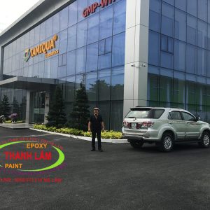 Giám Đốc Cty Sơn Epoxy Thanh Lâm Đi Ký Hợp Đồng Tại Nhà Máy Mỹ Phẩm Tạ Minh Quang Kcn Tân Tạo