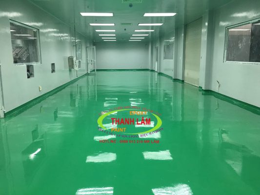 Dịch vụ thi công sơn epoxy nhà xưởng tại Bình Dương￼