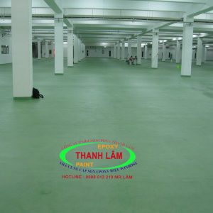Cán Vữa Epoxy Cho Bằng Trước Khi Lăn Sơn Nhà Máy Nidec 3 Nidec Sankyo