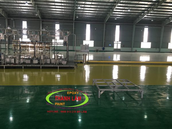 Sơn Epoxy Tự Cân Bằng Độ Dày 4mm Nhà Máy Chế Biến Thực Phẩm 05