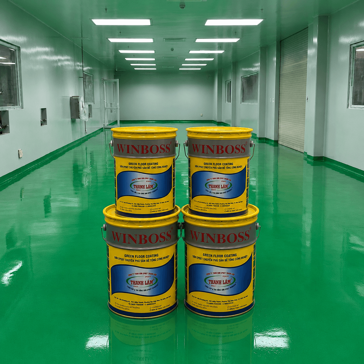 Sơn Epoxy Winboss chống tĩnh điện
